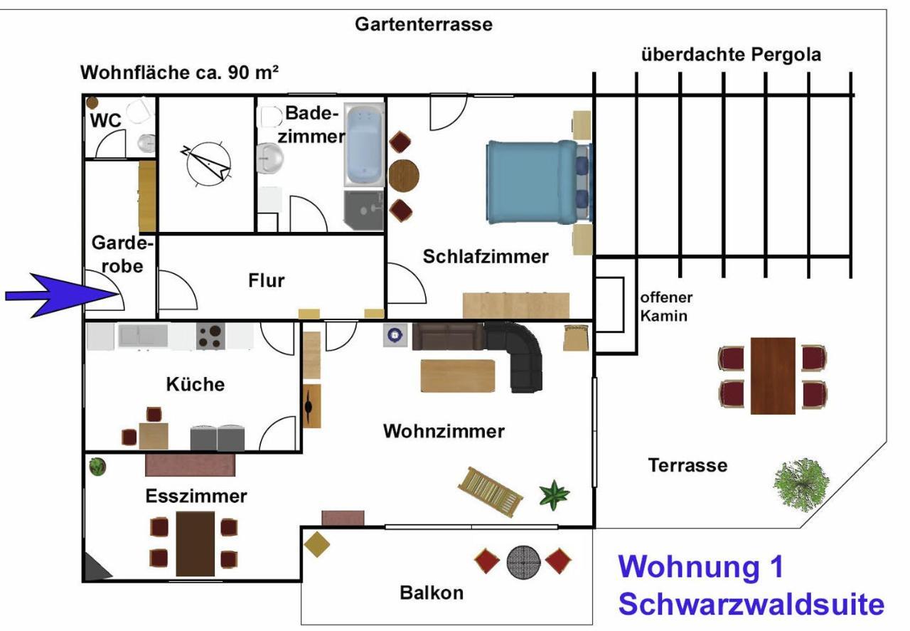 Schwarzwaelder Ferienwohnungen Seelbach  Exterior foto